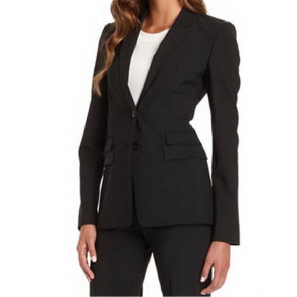 Hugo Boss Juicy Wool Blazer Size 2 Black - Picture 4 of 15